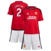 Conjunto (Camiseta+Pantalón Corto) Manchester United Lindelof 2 Primera Equipación 23-24 - Niño